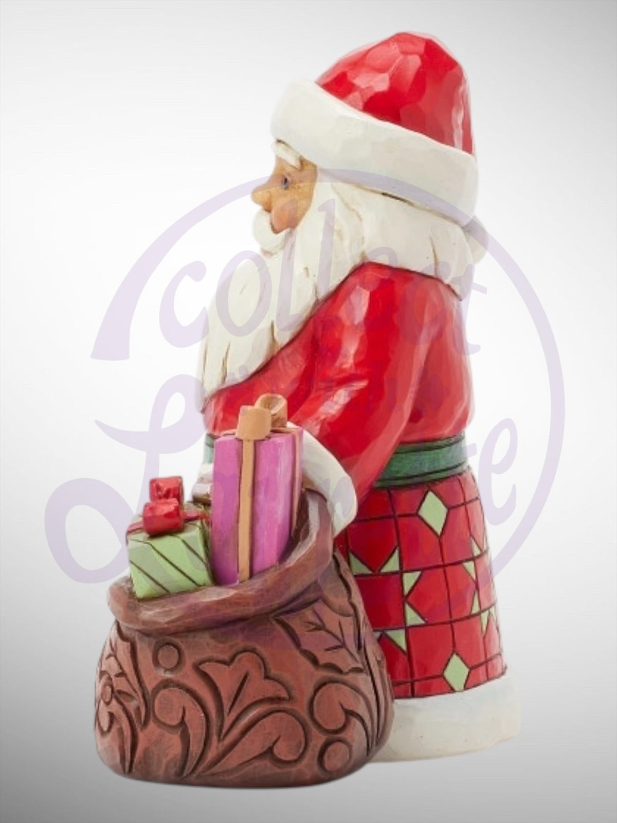 Jim Shore Heartwood Creek - Filled With Christmas Cheer Santa Pint Sized Figurine